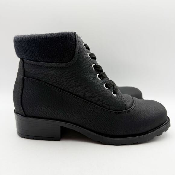 Trotters Womens Bellamy Boots US 8 M EU 38.5 Black Mid Calf NIB - Picture 4 of 13